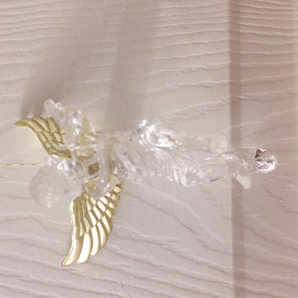 Christmas 🎄| (4) Vintage Elegant White Glass Ornaments | Angel - Picture 8 of 13